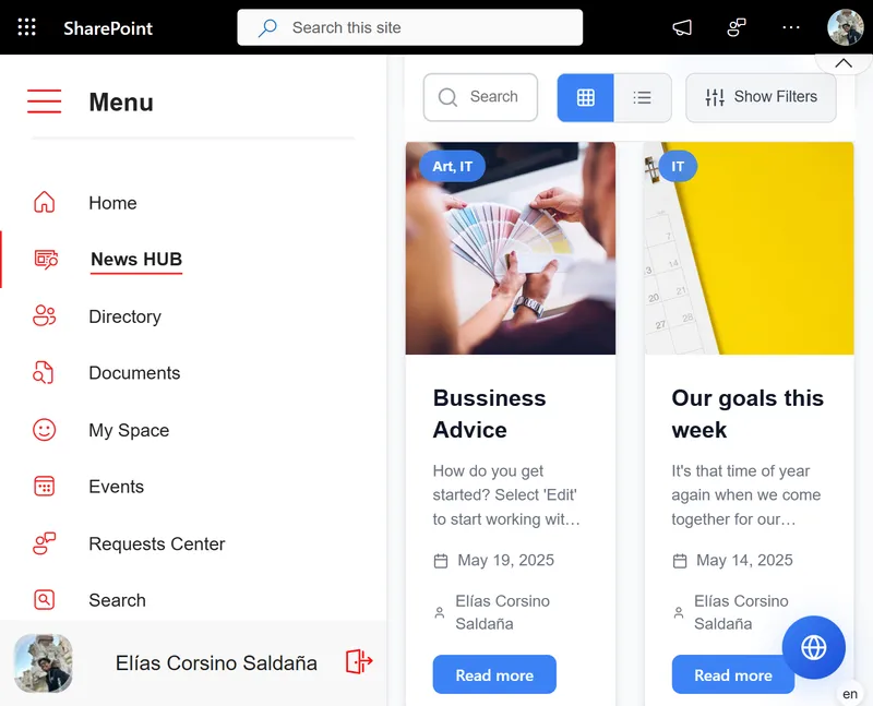 Remote access to the intranet