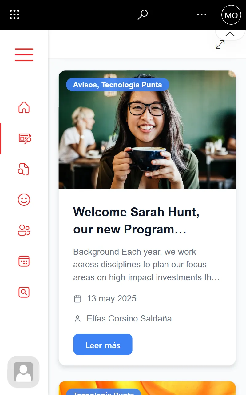 SharePoint intranet responsive on all devices