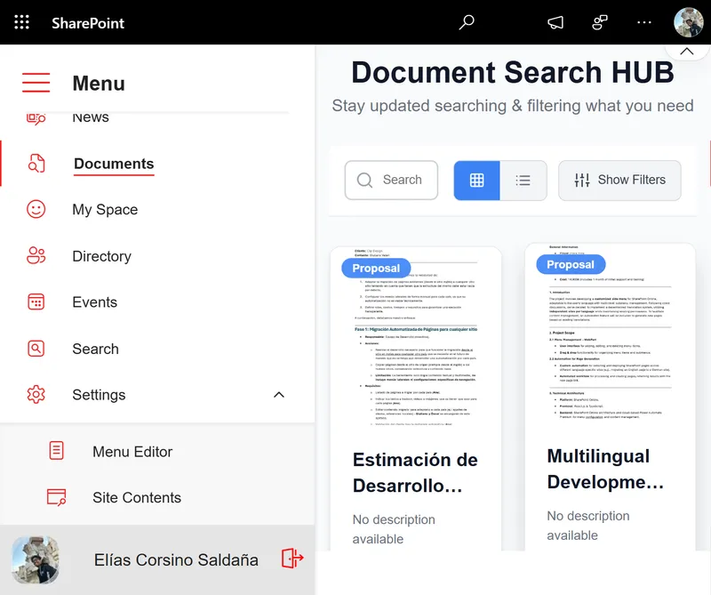 Intranet SharePoint responsive sur tous les appareils